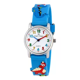 Tiko Time gyerek karóra kék 3D figurás szíjjal 7467-8