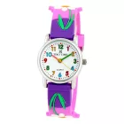 Tiko Time gyerek karóra lila 3D figurás szíjjal 7469-1