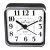 Tiko Time fekete ébresztőóra 7635-0