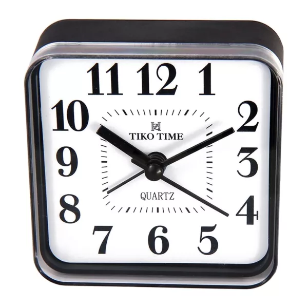 Tiko Time fekete ébresztőóra 7635-0
