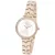 Astron női karóra 8009-8, ezüst számlappal, rose gold nemesacél szíjjal