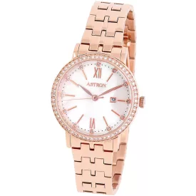 Astron női karóra 8053-0, gyöngyház számlappal, rose gold nemesacél szíjjal