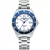 Roamer Pro Diver 200 férfi karóra 969845 41 15 20, fehér számlappal, ezüst nemesacél szíjjal