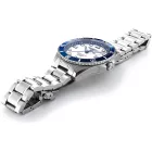 Roamer Pro Diver 200 férfi karóra 969845 41 15 20, fehér számlappal, ezüst nemesacél szíjjal