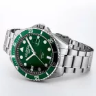 Roamer Pro Scuba 200 férfi karóra 969845 41 75 20, zöld számlappal, ezüst nemesacél szíjjal