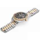 Roamer Primeline Daydate II férfi karóra 981666478520, fekete számlappal, ezüst nemesacél szíjjal