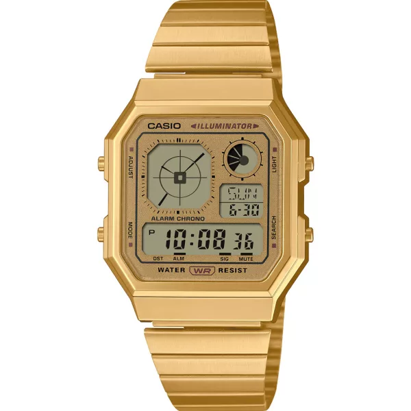Casio Vintage férfi karóra A130WEG-9A