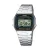 Casio Retro férfi karóra A164WA-1VES, ezüst nemesacél szíjjal