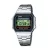 Casio Retro férfi karóra A168WA-1YES, ezüst nemesacél szíjjal
