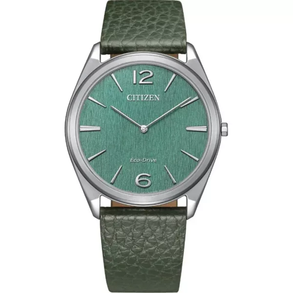 Citizen Suratto férfi karóra AR3120-32X, zöld számlappal, zöld bőr szíjjal