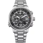 Citizen Promaster Sky férfi karóra AT8300-58E, fekete számlappal, ezüst nemesacél szíjjal