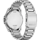 Citizen Sporty férfi karóra AW1816-89E, fekete számlappal, ezüst nemesacél szíjjal