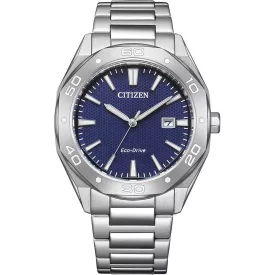Citizen Elegance Man férfi karóra BM7631-52L, kék számlappal, ezüst nemesacél szíjjal