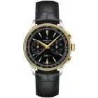 Certina DS-1 Chrono Auto férfi karóra C029.462.26.051.00, fekete számlappal, fekete bőr szíjjal