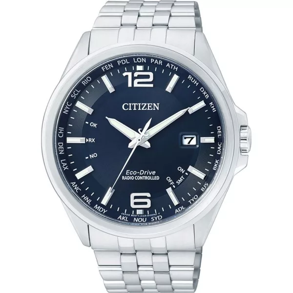 Citizen Promaster Sky férfi karóra CB0010-88L, kék számlappal, ezüst nemesacél szíjjal