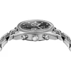 Tag Heuer Carrera Chronograph férfi karóra CBS221L.BA0048, fekete számlappal, ezüst nemesacél szíjjal