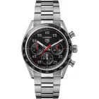 Tag Heuer Carrera Chronograph SPORT férfi karóra CDB2110.BA0054, fekete számlappal, ezüst nemesacél szíjjal