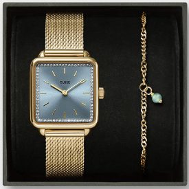 Cluse La Tétragone női karóra szett CG10320