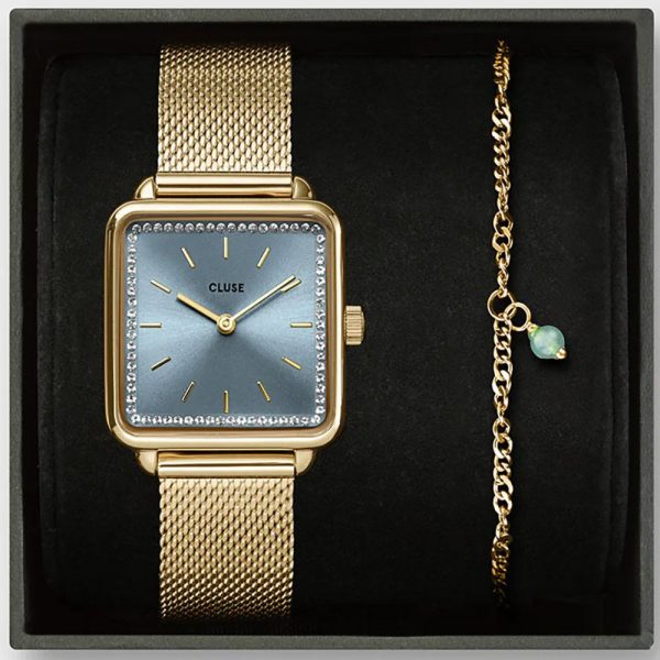 Cluse La Tétragone női karóra szett CG10320