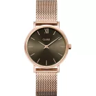 Cluse Minuit női karóra CW10207, szürke számlappal, rose gold nemesacél szíjjal