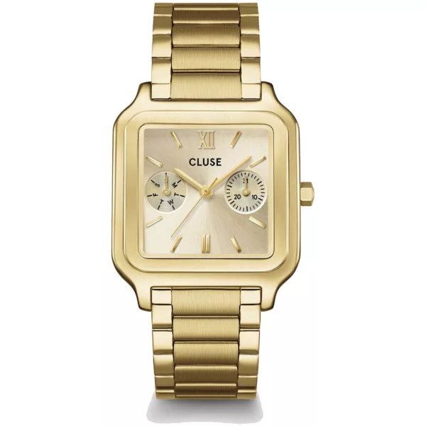 Cluse Gracieuse Multifunction női karóra CW16401, arany számlappal, arany nemesacél szíjjal