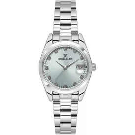Daniel Klein Premium női karóra DK.1.13758-2, zöld számlappal, ezüst nemesacél szíjjal