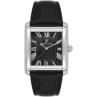 Daniel Klein Premium férfi karóra DK.1.13909-1, fekete számlappal, fekete bőr szíjjal
