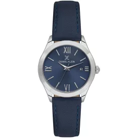 Daniel Klein Premium női karóra DK.1.13921-2, kék számlappal, kék bőr szíjjal