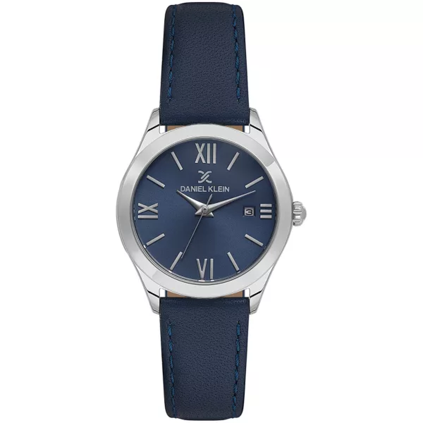Daniel Klein Premium női karóra DK.1.13921-2, kék számlappal, kék bőr szíjjal