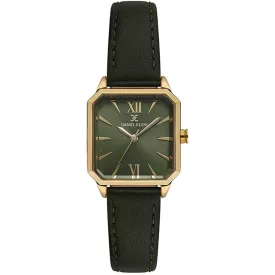Daniel Klein Premium női karóra DK.1.13939-4, zöld számlappal, zöld bőr szíjjal