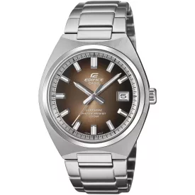 Casio Edifice férfi karóra EFB-109D-5AVEF, barna számlappal, ezüst nemesacél szíjjal
