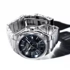 Casio Edifice Automatic férfi karóra EFK-200CD-1AER, fekete számlappal, ezüst nemesacél szíjjal