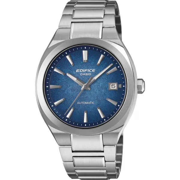 Casio Edifice Automatic férfi karóra EFK-200D-2AER, kék számlappal, ezüst nemesacél szíjjal