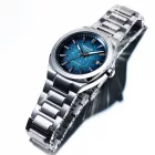 Casio Edifice Automatic férfi karóra EFK-200D-2AER, kék számlappal, ezüst nemesacél szíjjal