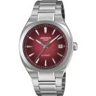 Casio Edifice Automatic férfi karóra EFK-200D-4AER, bordó számlappal, ezüst nemesacél szíjjal