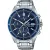 Casio Edifice férfi karóra EFS-S510D-2AVUEF, kék számlappal, ezüst nemesacél szíjjal