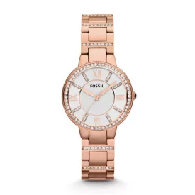 Fossil női karóra ES3284, rose gold nemesacél szíjjal