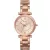 Fossil Carlie női karóra ES4301, rose gold számlappal, rose gold nemesacél szíjjal