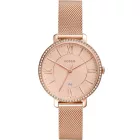Fossil Jacqueline női karóra ES4628, rose gold számlappal, rose gold nemesacél szíjjal