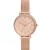 Fossil Jacqueline női karóra ES4628, rose gold számlappal, rose gold nemesacél szíjjal