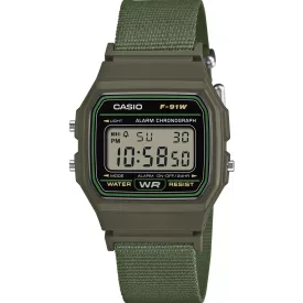 Casio Vintage férfi karóra F-91WF-3AEF