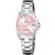 Festina Swiss Made női karóra F20049/3, rózsaszín számlappal, ezüst nemesacél szíjjal