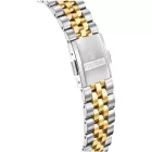 Festina Swiss Made női karóra F20088/2, arany számlappal, ezüst és arany nemesacél szíjjal