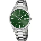 Festina Classics férfi karóra F20511/5, zöld számlappal, fekete nemesacél szíjjal