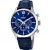 Festina Timeless Chronograph férfi karóra F20542/2, kék számlappal, kék bőr szíjjal