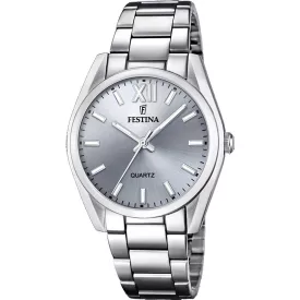 Festina Boyfriend női karóra F20622/J, szürke számlappal, ezüst nemesacél szíjjal