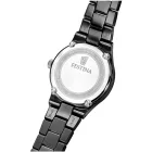 Festina Ceramic női karóra F20751/7, fekete számlappal, fekete kerámia szíjjal