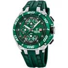 Festina Chrono Bike férfi karóra F20755/3, zöld számlappal, zöld szilikon szíjjal