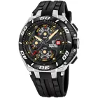 Festina Chrono Bike férfi karóra F20755/8, fekete számlappal, fekete szilikon szíjjal