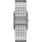 Fossil Carraway férfi karóra FS6008, ezüst számlappal, ezüst nemesacél szíjjal